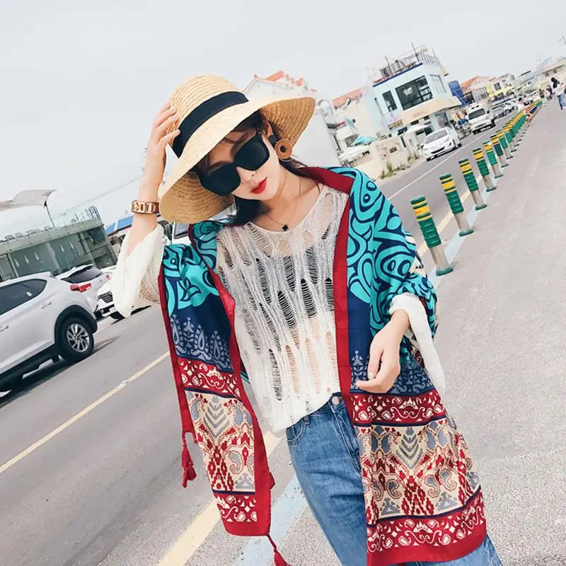 Twill Cotton Pareo Beach Cover Up – 90x180cm Large Sarong Wrap for Women