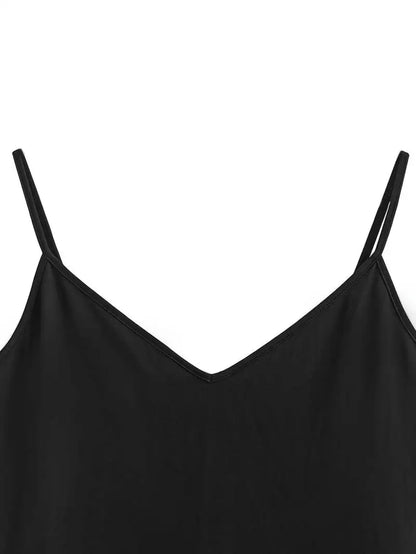 Robe longue grande taille à imprimé plumes – Robe d'été trapèze sans bretelles avec poches