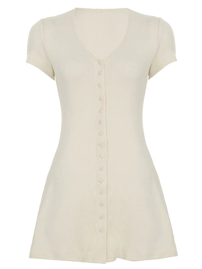 Sexy Mini Summer Dress for Women – Elegant Casual Bodycon Birthday Party Dress