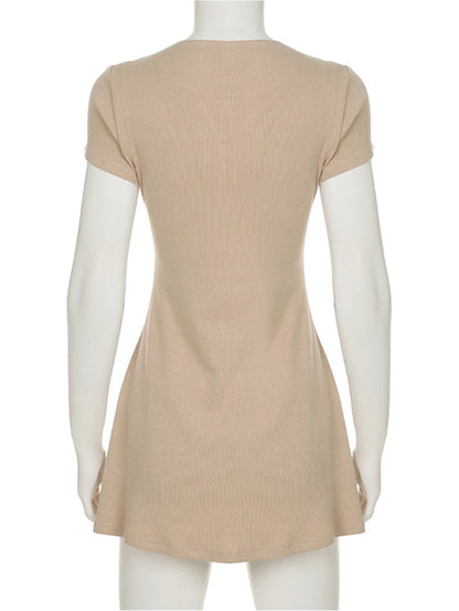 Sexy Mini Summer Dress for Women – Elegant Casual Bodycon Birthday Party Dress