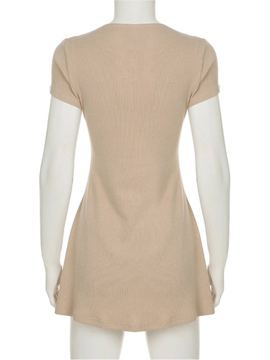 Sexy Mini Summer Dress for Women – Elegant Casual Bodycon Birthday Party Dress