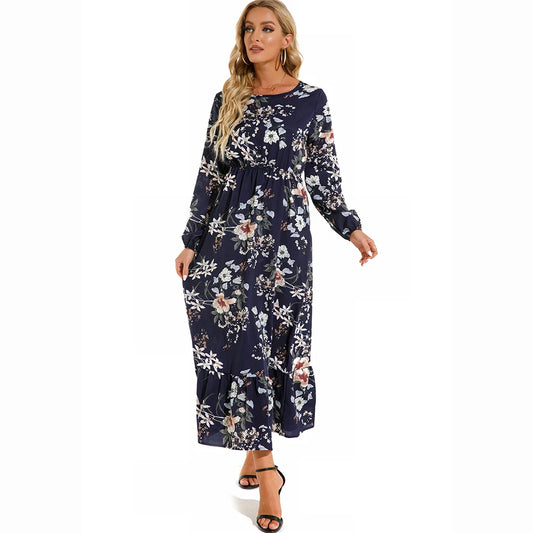 Bohemian Floral Maxi Dress for Women - Chic summer dress for women