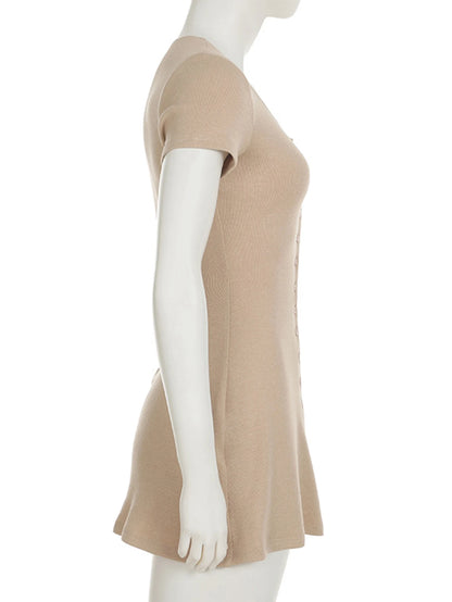 Sexy Mini Summer Dress for Women – Elegant Casual Bodycon Birthday Party Dress