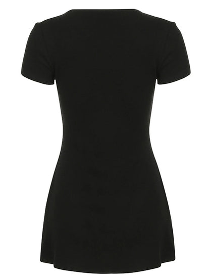 Sexy Mini Summer Dress for Women – Elegant Casual Bodycon Birthday Party Dress