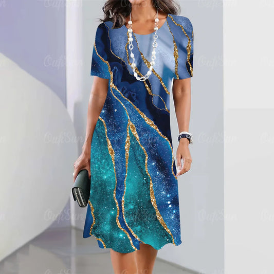 New Women’s Plus Size Midi Dress - Chic summer dress for women